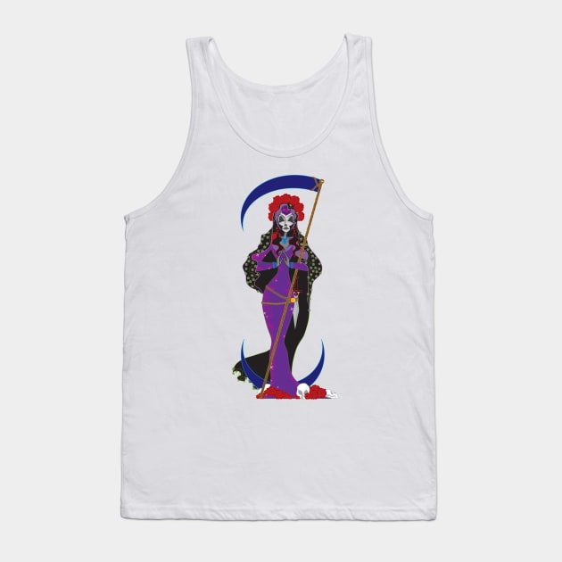 Santa Muerte Tank Top by The Cuban Witch